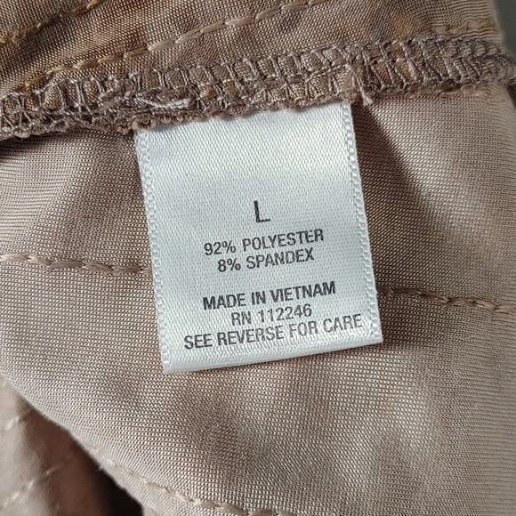 DressBarn Tie Dye Tunic V Neck w 3 Button Neckline, Sequins, Tab Sleeves L EUC - Picture 12 of 16